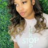 Woman with Microlinks Hair Extensions Hairstyle